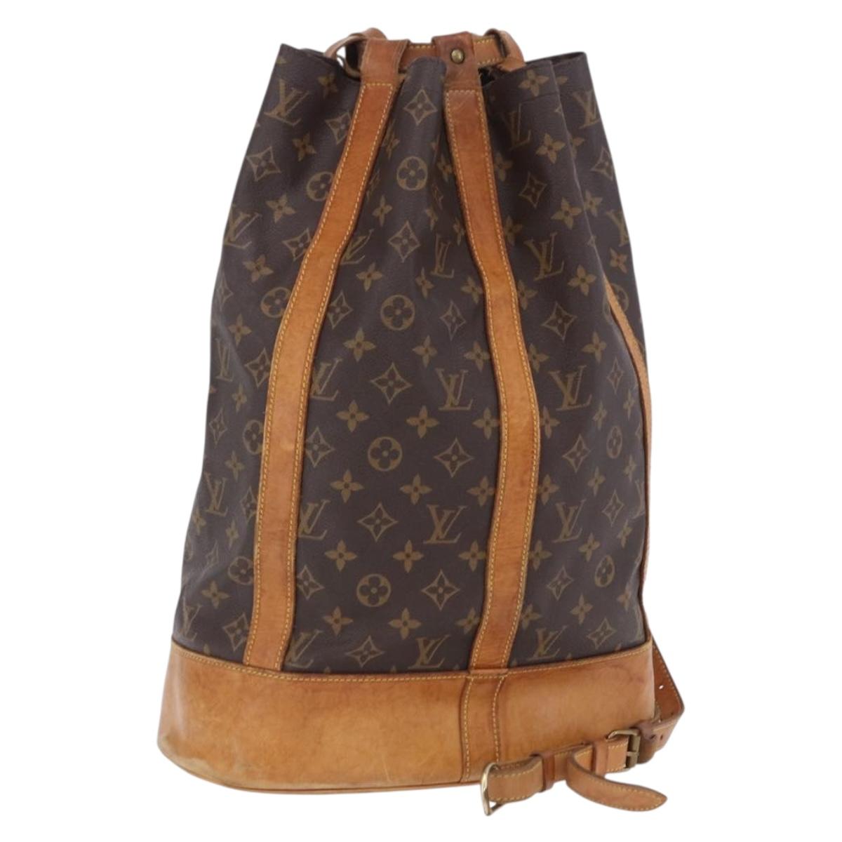 LOUIS VUITTON Monogram Randonnee GM Shoulder Bag M42244 LV Auth 199818