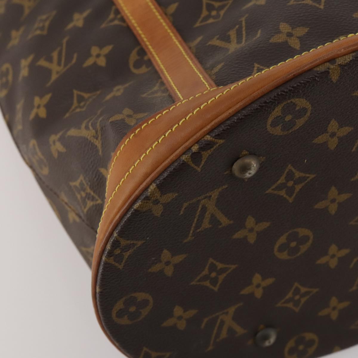 LOUIS VUITTON Monogram Bucket GM Shoulder Bag M42236 LV Auth 199819