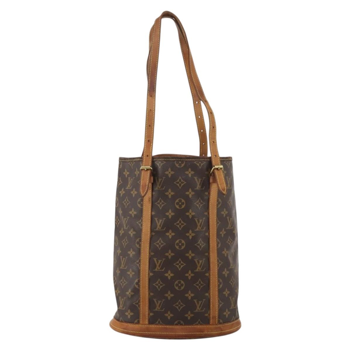 LOUIS VUITTON Monogram Bucket GM Shoulder Bag M42236 LV Auth 199819
