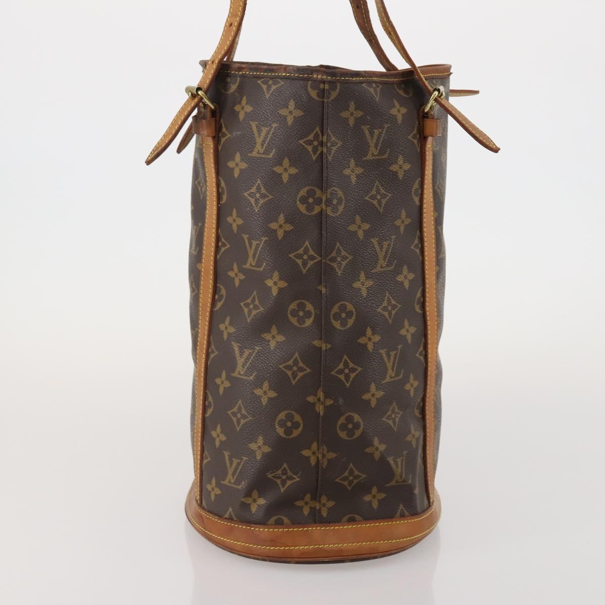 LOUIS VUITTON Monogram Bucket GM Shoulder Bag M42236 LV Auth 199819
