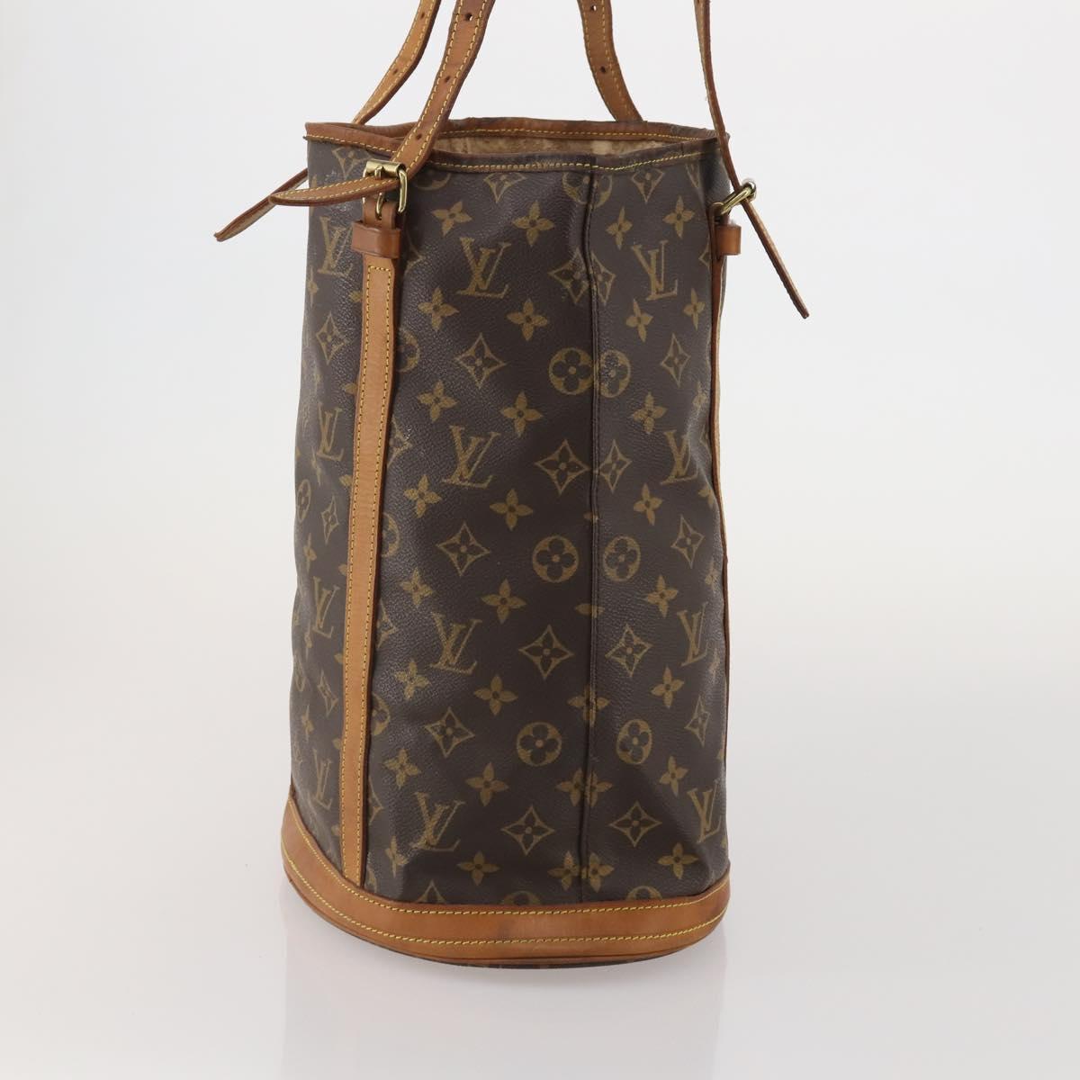 LOUIS VUITTON Monogram Bucket GM Shoulder Bag M42236 LV Auth 199819