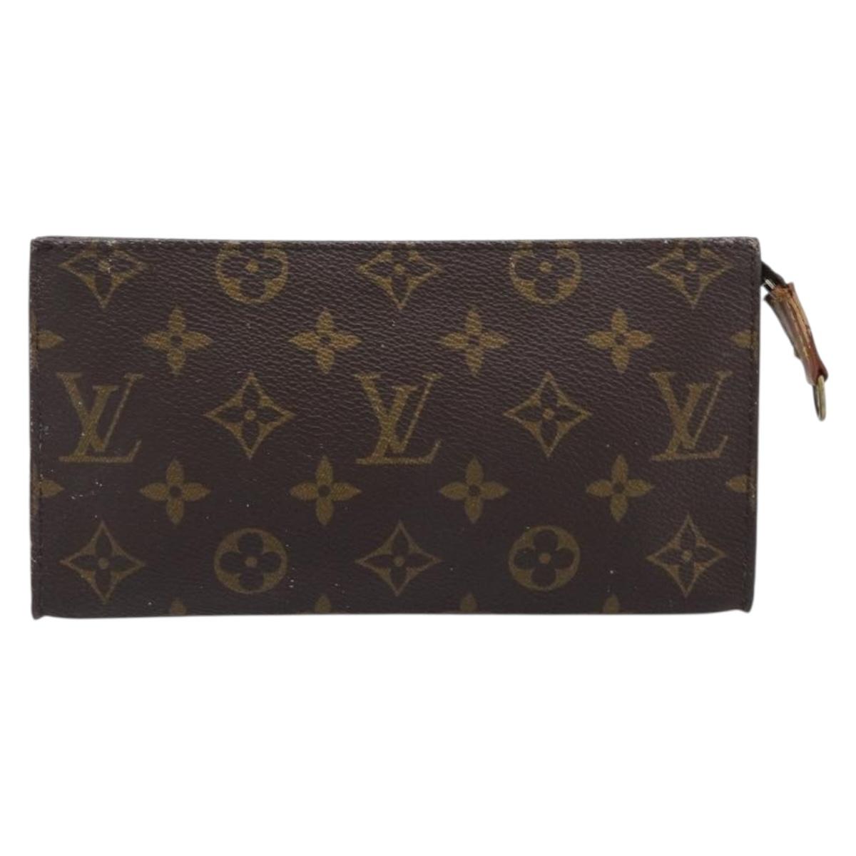 LOUIS VUITTON Monogram Bucket GM Accessory Pouch LV Auth 199820