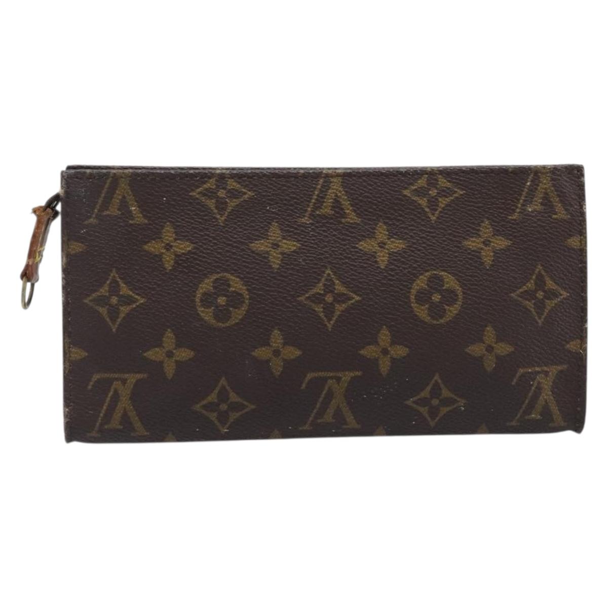 LOUIS VUITTON Monogram Bucket GM Accessory Pouch LV Auth 199820