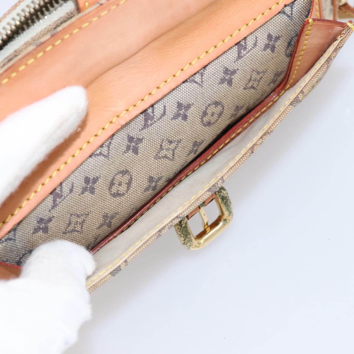 LOUIS VUITTON Monogram Mini Juliet MM Shoulder Bag Blue M92004 LV Auth 199822