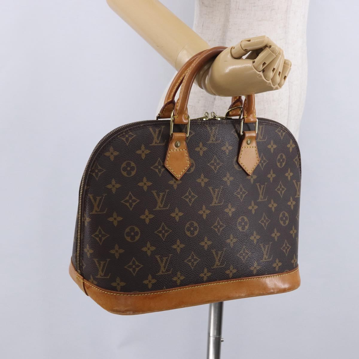 LOUIS VUITTON Monogram Alma Hand Bag M51130 LV Auth 199834A