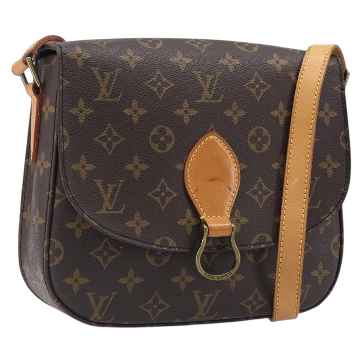 LOUIS VUITTON Monogram Saint Cloud GM Shoulder Bag M51242 LV Auth 199835A