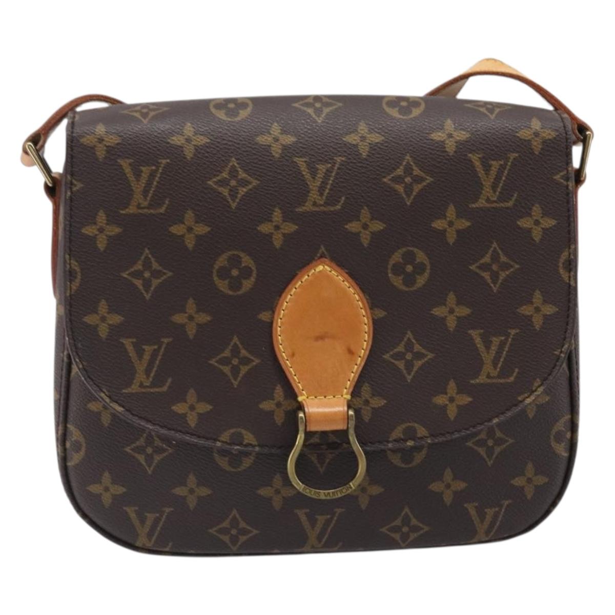 LOUIS VUITTON Monogram Saint Cloud GM Shoulder Bag M51242 LV Auth 199835A