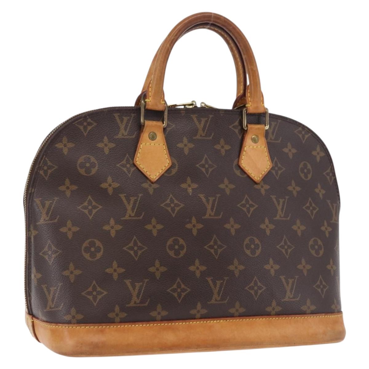 LOUIS VUITTON Monogram Alma Hand Bag M51130 LV Auth 199838