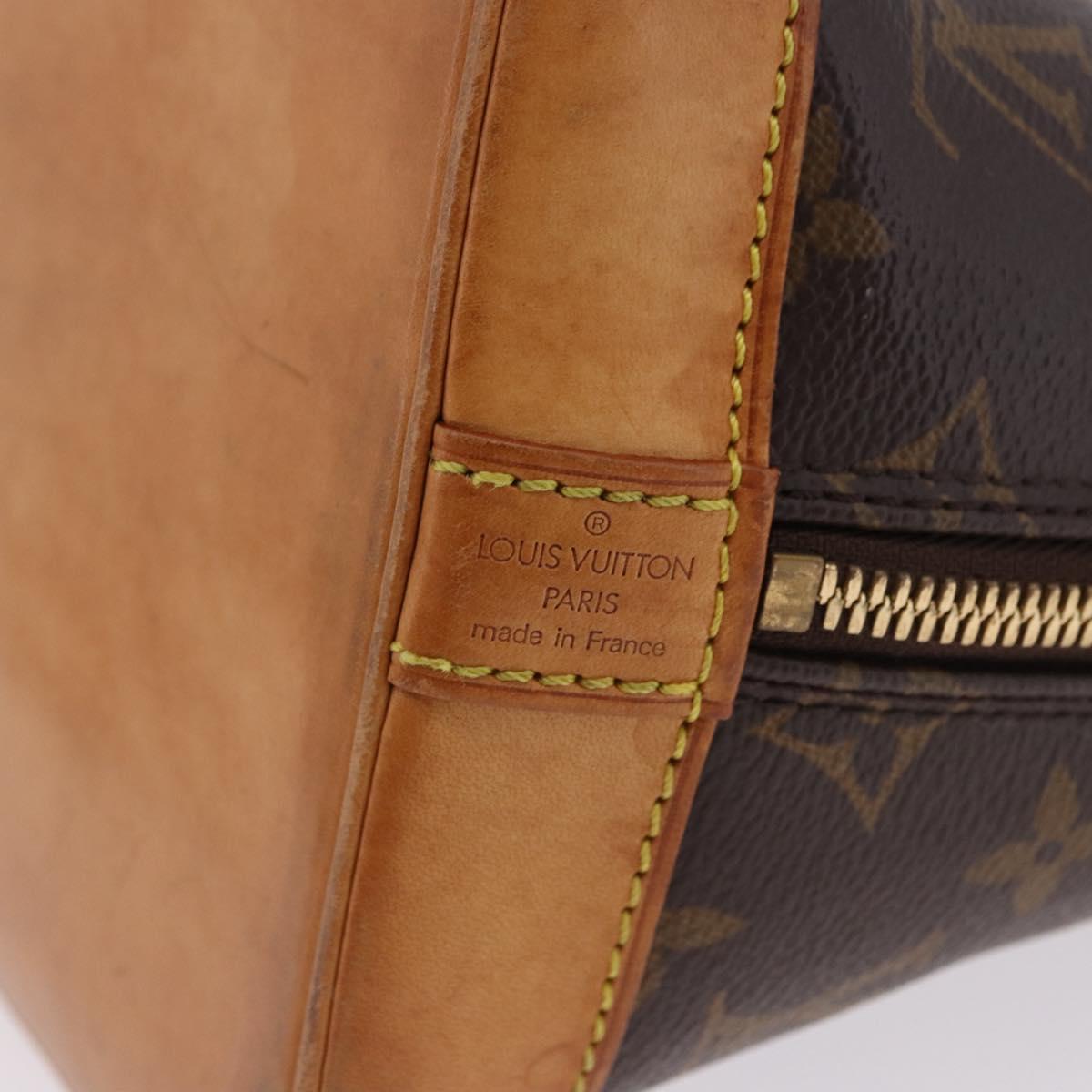 LOUIS VUITTON Monogram Alma Hand Bag M51130 LV Auth 199838