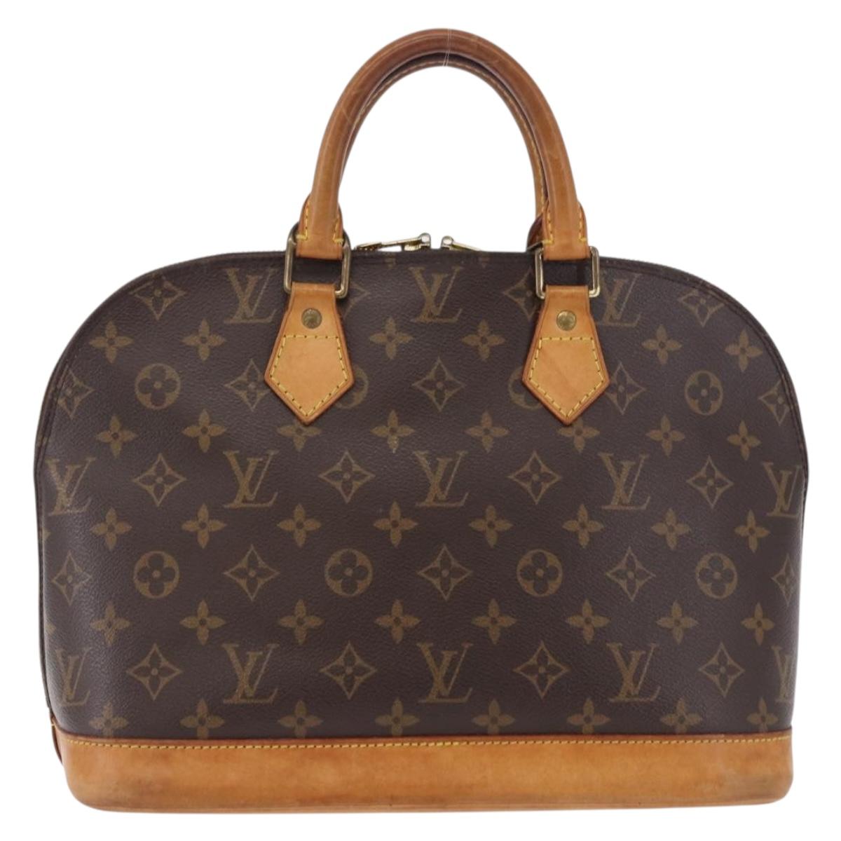 LOUIS VUITTON Monogram Alma Hand Bag M51130 LV Auth 199838