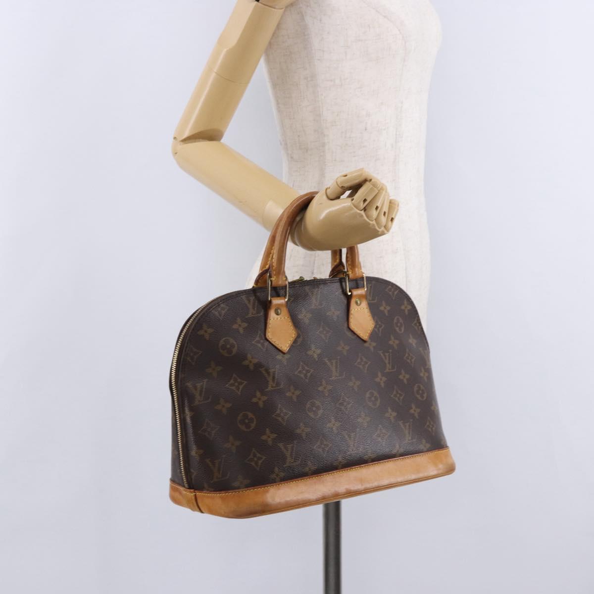 LOUIS VUITTON Monogram Alma Hand Bag M51130 LV Auth 199838