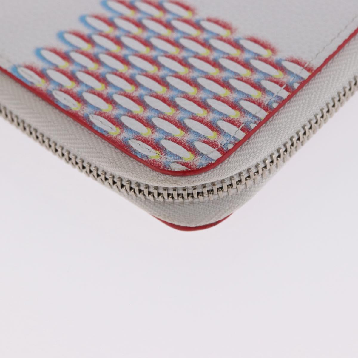 LOUIS VUITTON Damier Damier Spray Zippy Wallet Vertical M81403 LV Auth 199847M