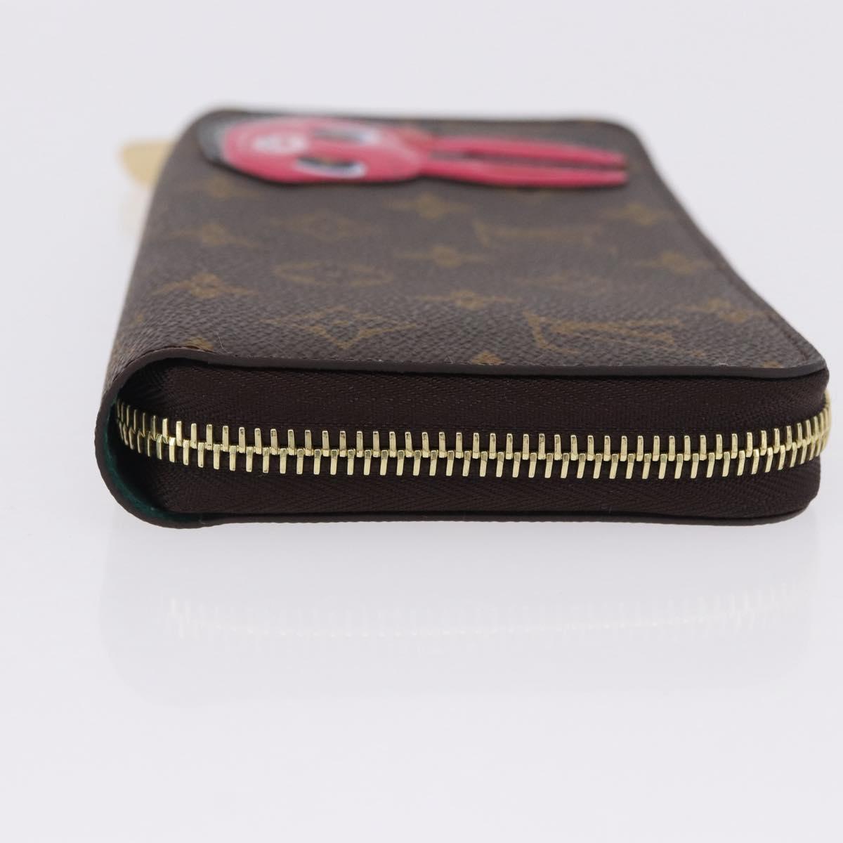 LOUIS VUITTON Monogram sun yitian Zippy Wallet Wallet M83689 LV Auth 199848SAM