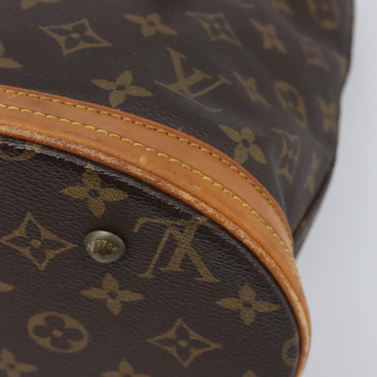 LOUIS VUITTON Monogram Bucket PM Shoulder Bag M42238 LV Auth 199861
