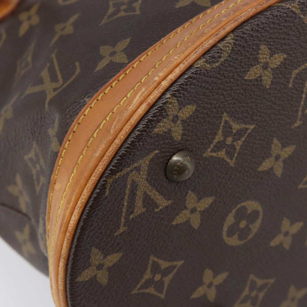 LOUIS VUITTON Monogram Bucket PM Shoulder Bag M42238 LV Auth 199861