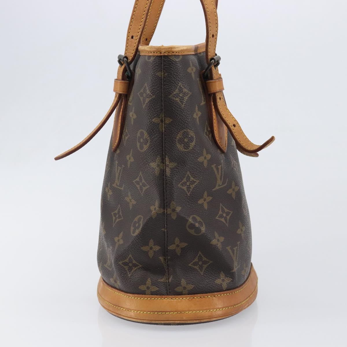 LOUIS VUITTON Monogram Bucket PM Shoulder Bag M42238 LV Auth 199861