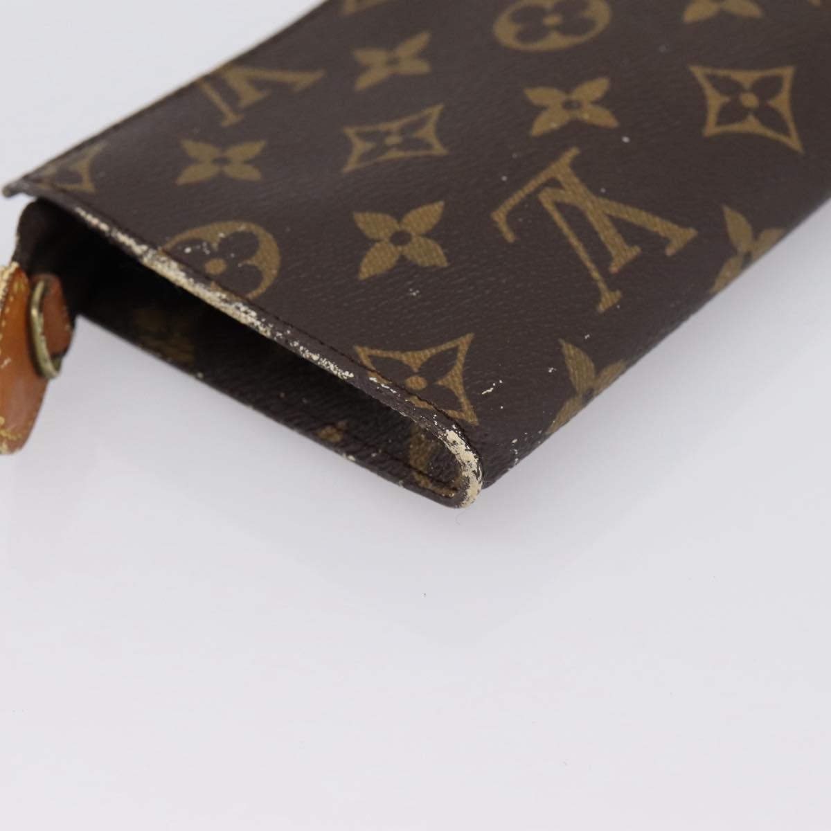 LOUIS VUITTON Monogram Bucket PM Accessory Pouch LV Auth 199862