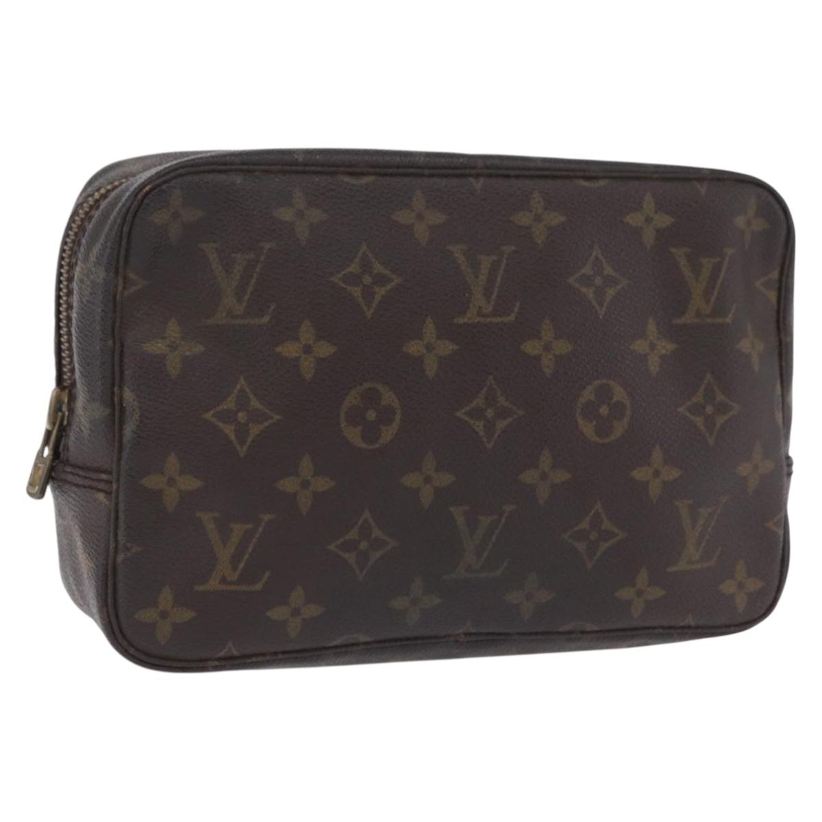 LOUIS VUITTON Monogram Trousse Toilette 23 Clutch Bag M47524 LV Auth 199867