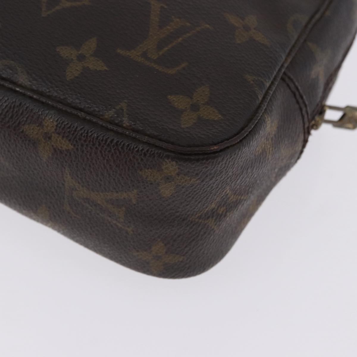 LOUIS VUITTON Monogram Trousse Toilette 23 Clutch Bag M47524 LV Auth 199867