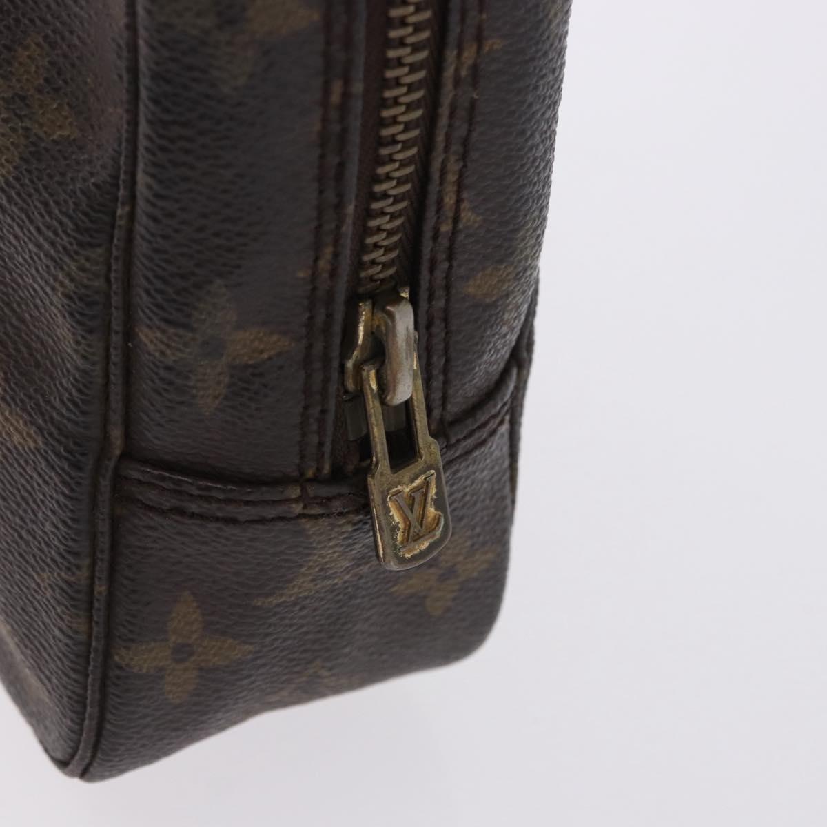 LOUIS VUITTON Monogram Trousse Toilette 23 Clutch Bag M47524 LV Auth 199867