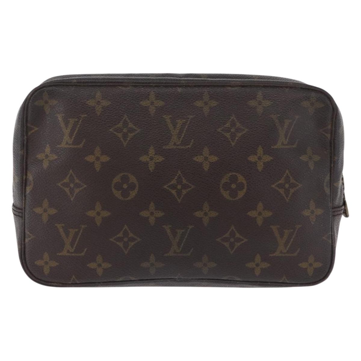 LOUIS VUITTON Monogram Trousse Toilette 23 Clutch Bag M47524 LV Auth 199867