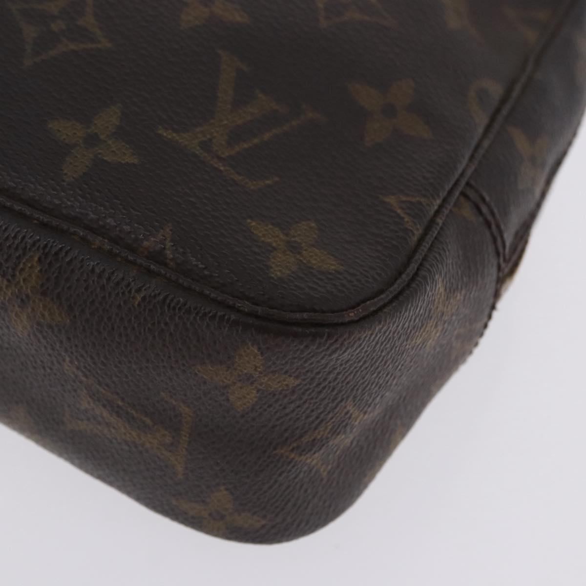 LOUIS VUITTON Monogram Trousse Toilette 23 Clutch Bag M47524 LV Auth 199867