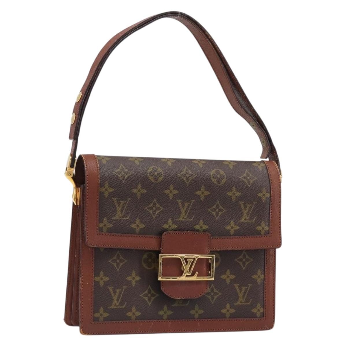 LOUIS VUITTON Monogram Dauphines Shoulder Bag No.203 LV Auth 199877A