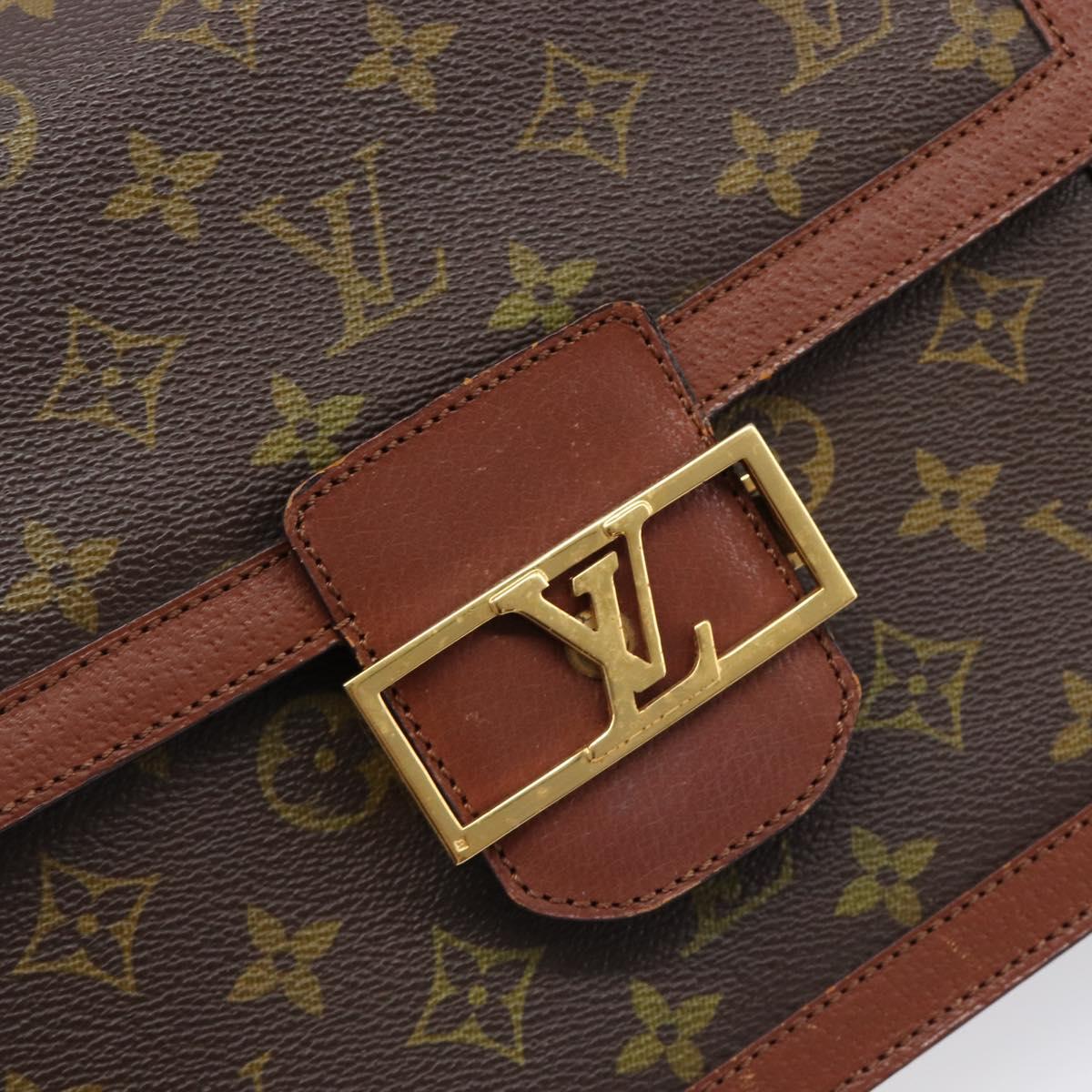 LOUIS VUITTON Monogram Dauphines Shoulder Bag No.203 LV Auth 199877A
