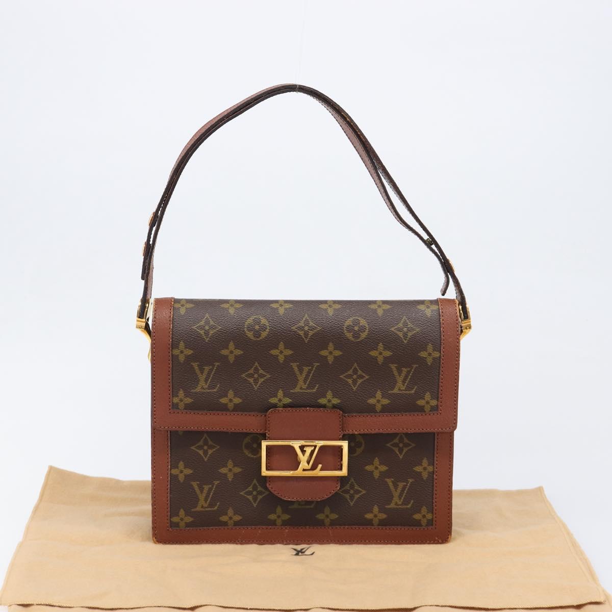 LOUIS VUITTON Monogram Dauphines Shoulder Bag No.203 LV Auth 199877A