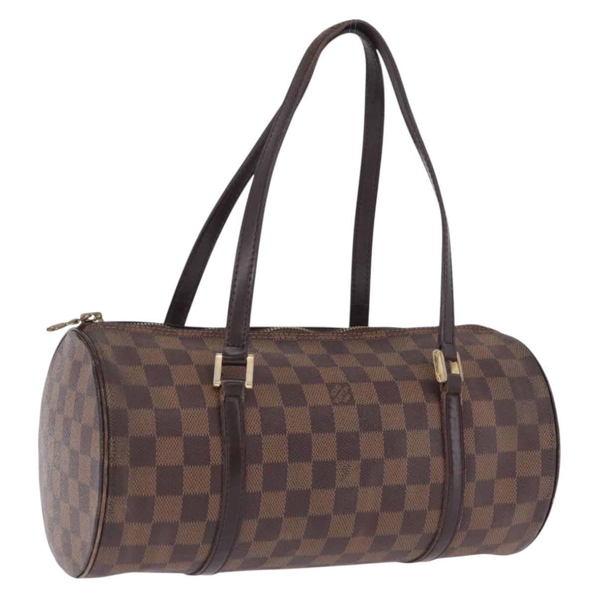 LOUIS VUITTON Damier Ebene Papillon 30 Hand Bag N51303 LV Auth 199884