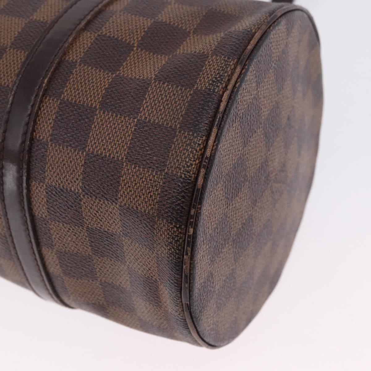 LOUIS VUITTON Damier Ebene Papillon 30 Hand Bag N51303 LV Auth 199884