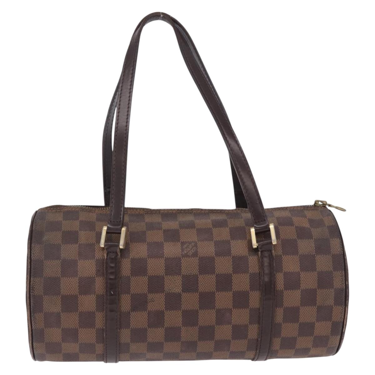 LOUIS VUITTON Damier Ebene Papillon 30 Hand Bag N51303 LV Auth 199884