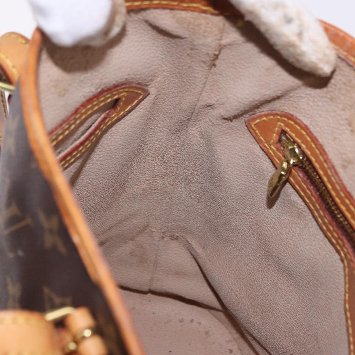LOUIS VUITTON Monogram Bucket PM Shoulder Bag M42238 LV Auth 199887
