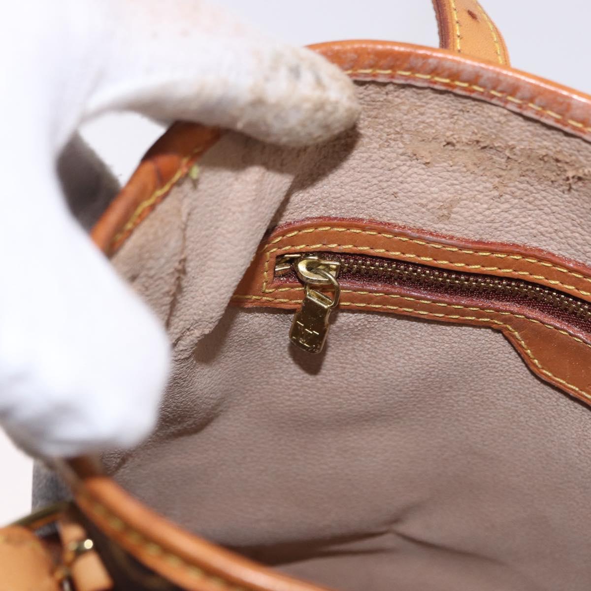 LOUIS VUITTON Monogram Bucket PM Shoulder Bag M42238 LV Auth 199887