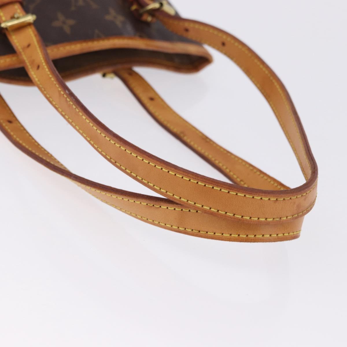 LOUIS VUITTON Monogram Bucket PM Shoulder Bag M42238 LV Auth 199887