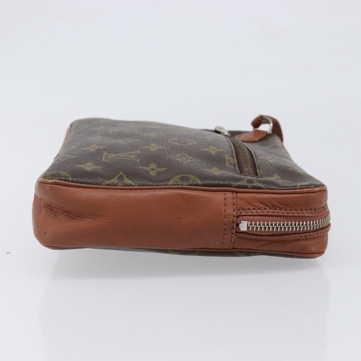 LOUIS VUITTON Monogram Sac Sports Clutch Bag LV Auth 199891A