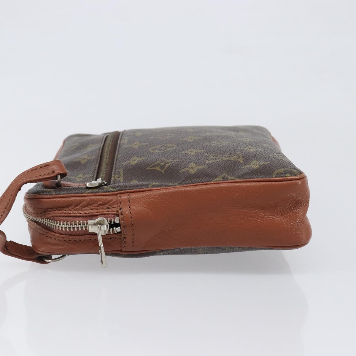LOUIS VUITTON Monogram Sac Sports Clutch Bag LV Auth 199891A