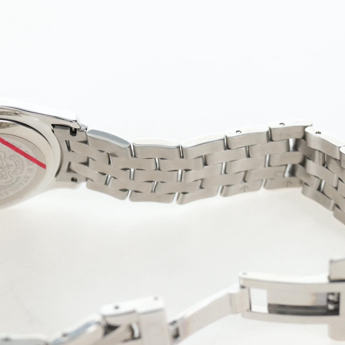 GUCCI 5500M Watches Stainless steel Silver Auth 199892M