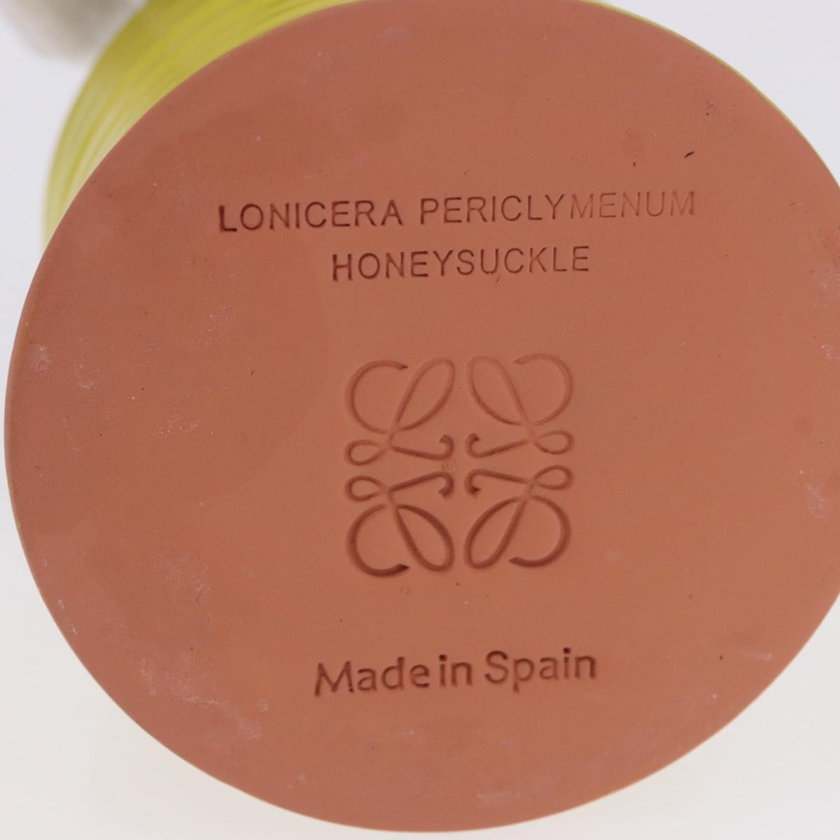 LOEWE Honeysuckle Candle Pottery Yellow Auth 199893V