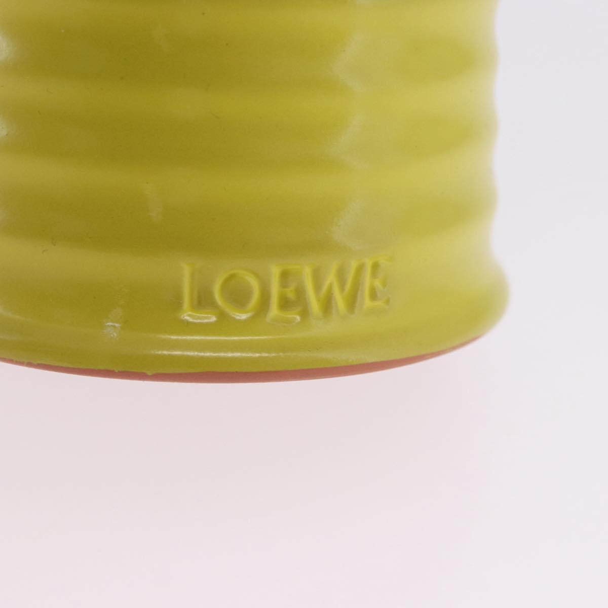 LOEWE Honeysuckle Candle Pottery Yellow Auth 199893V