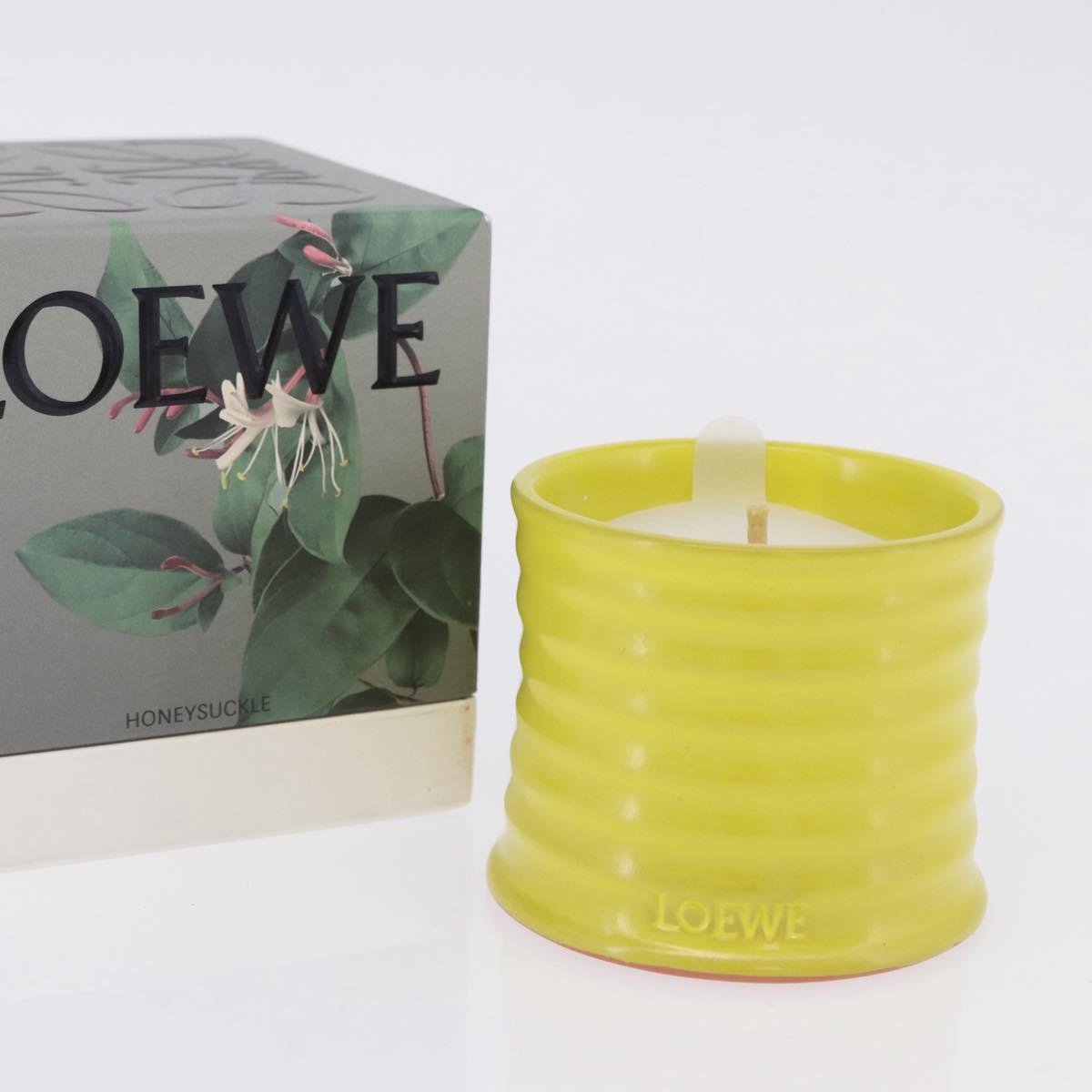 LOEWE Honeysuckle Candle Pottery Yellow Auth 199893V