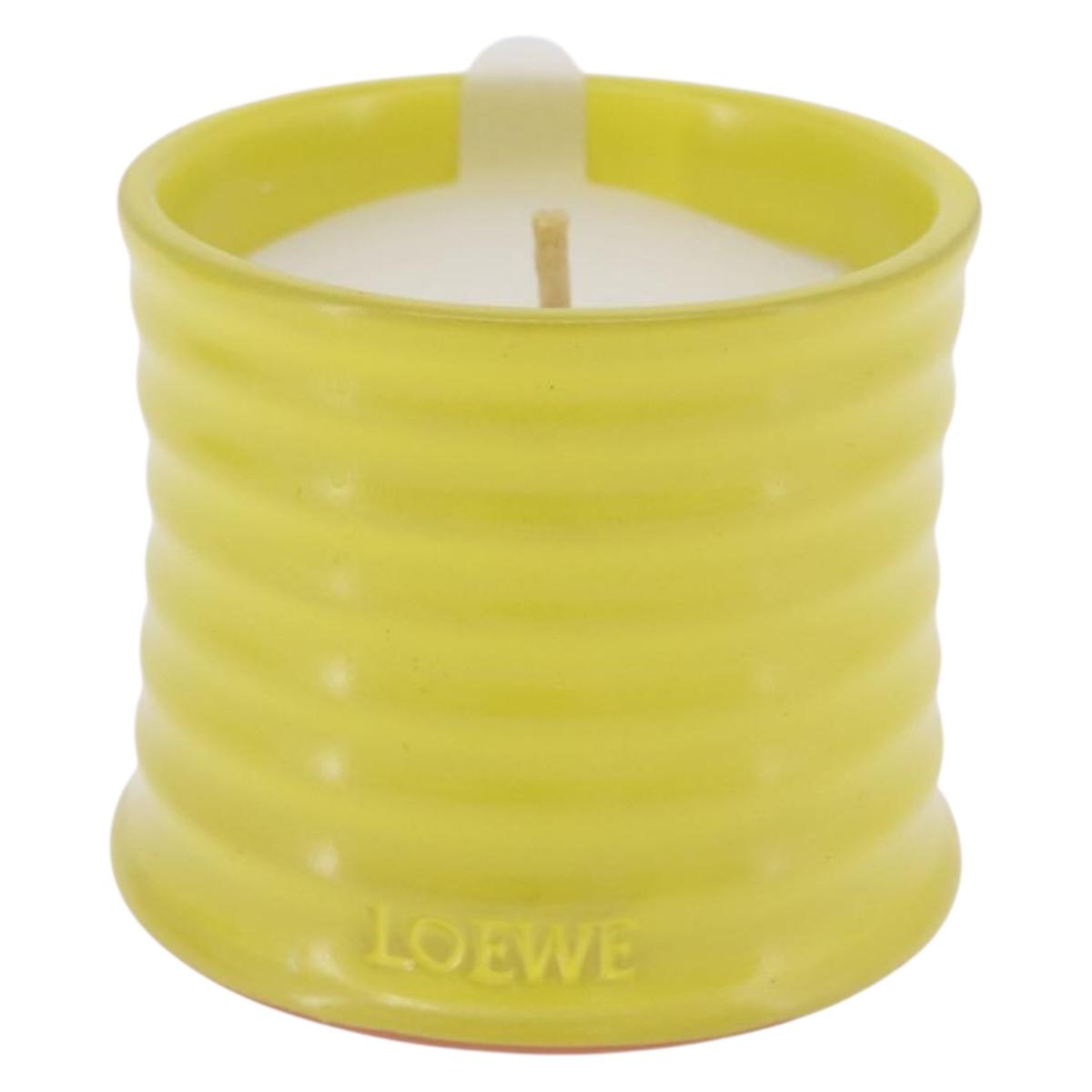 LOEWE Honeysuckle Candle Pottery Yellow Auth 199893V
