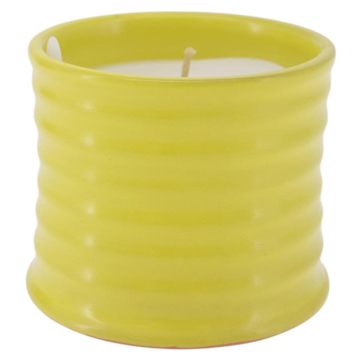 LOEWE Honeysuckle Candle Pottery Yellow Auth 199893V