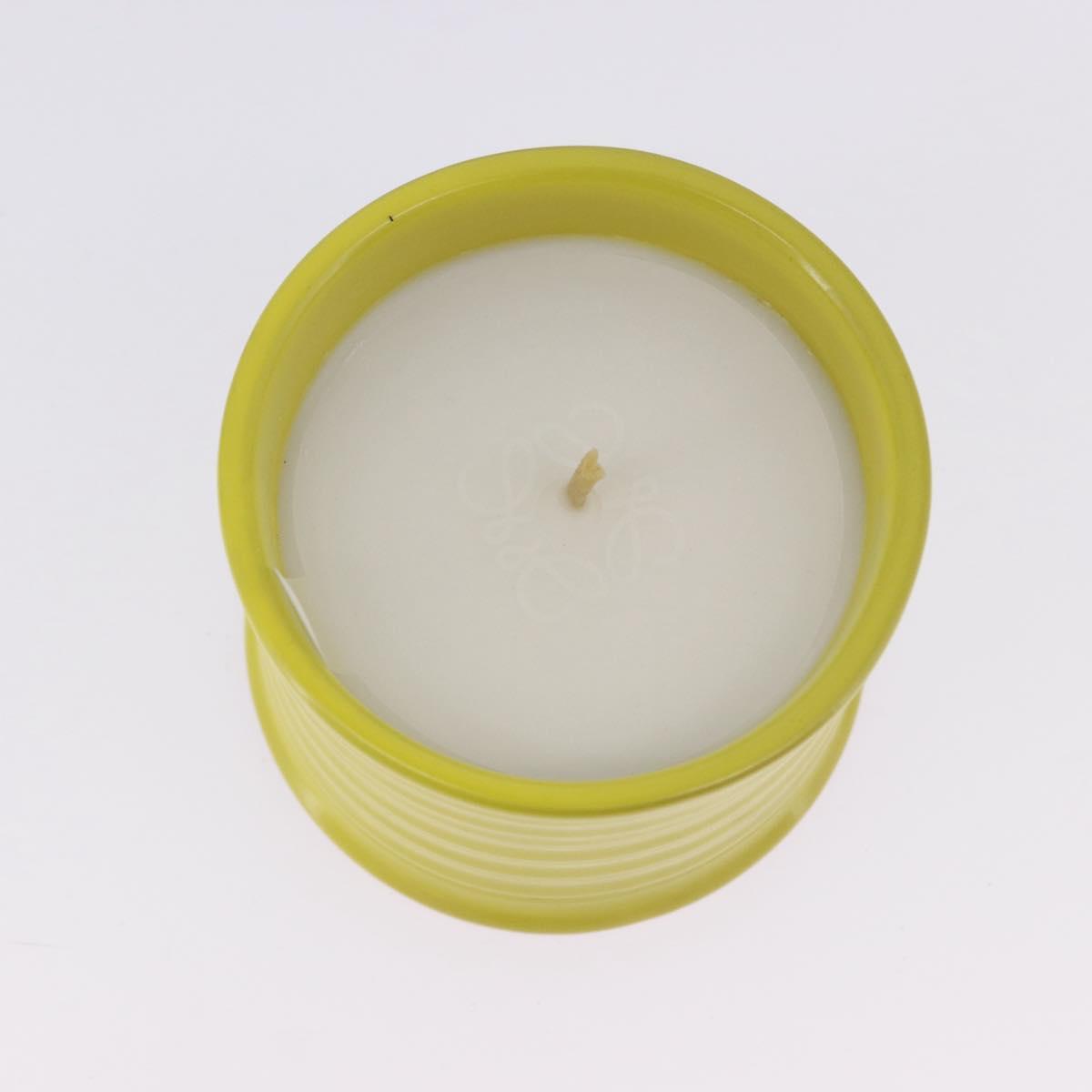 LOEWE Honeysuckle Candle Pottery Yellow Auth 199893V