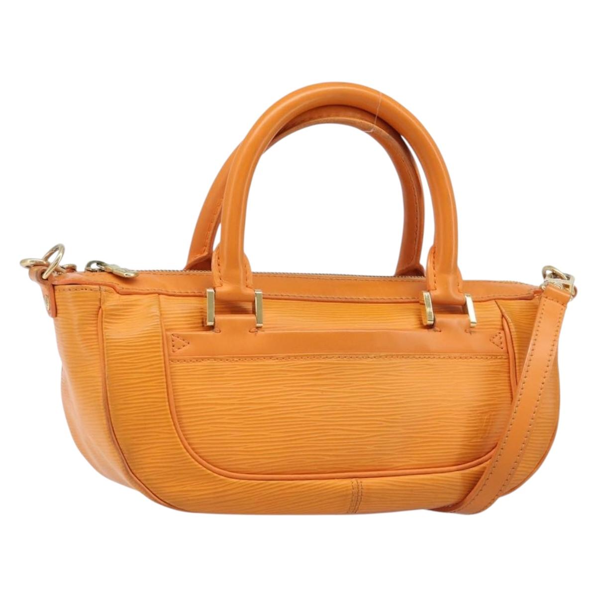 LOUIS VUITTON Epi Danura PM Bag 2way Orange Mandarin M5891H LV Auth 199900A