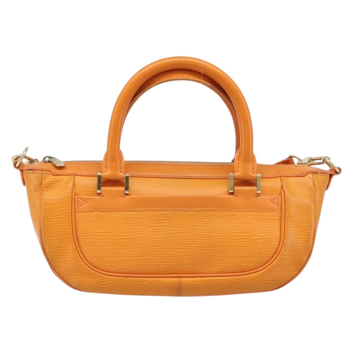 LOUIS VUITTON Epi Danura PM Bag 2way Orange Mandarin M5891H LV Auth 199900A