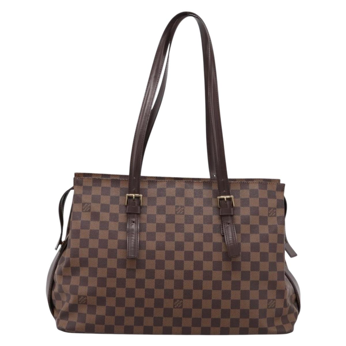 LOUIS VUITTON Damier Ebene Chelsea Tote Bag N51119 LV Auth 199901A