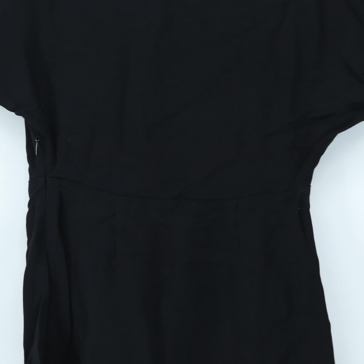 Salvatore Ferragamo One Piece Shirt Rayon 38 Black Auth 199904V