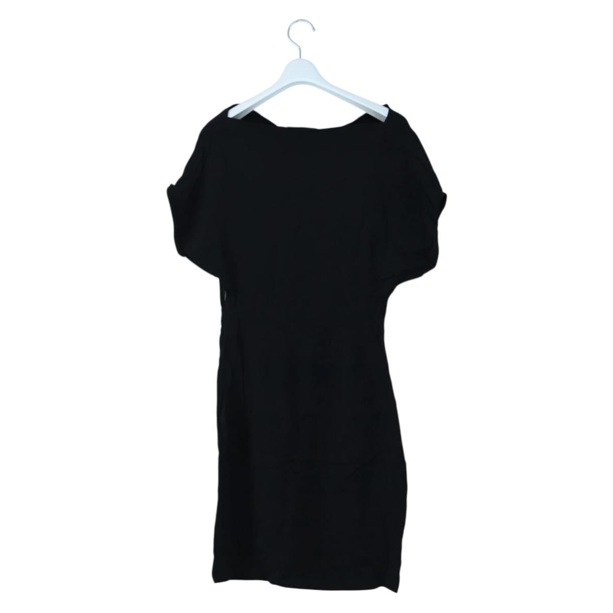 Salvatore Ferragamo One Piece Shirt Rayon 38 Black Auth 199904V