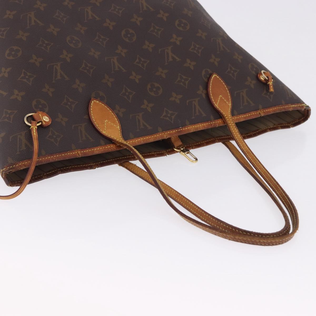 LOUIS VUITTON Monogram Neverfull MM Tote Bag M40156 LV Auth 199908